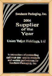 Sundance頒發優秀供應商2006